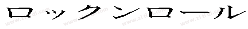 ロックンロール One Regular字体转换